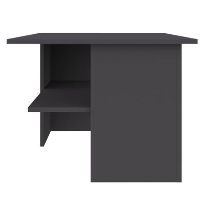 vidaXL Coffee Table Gray 35.4"x23.6"x18.3" Engineered Wood