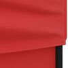 vidaXL Folding Party Tent with Sidewalls Red 9.8'x19.7'