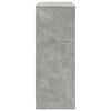 vidaXL Bar Table Concrete Grey Engineered Wood 35.4 in x 15.7 in x 40.7 in