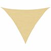 vidaXL Sun Shade Sail Sand Polyester Oxford 8.2x8.2x11.5 ft