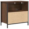 vidaXL Bathroom Sink Cabinet Brown Oak Engineered wood, Steel Medium