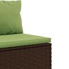 vidaXL Patio Lounge Set Brown