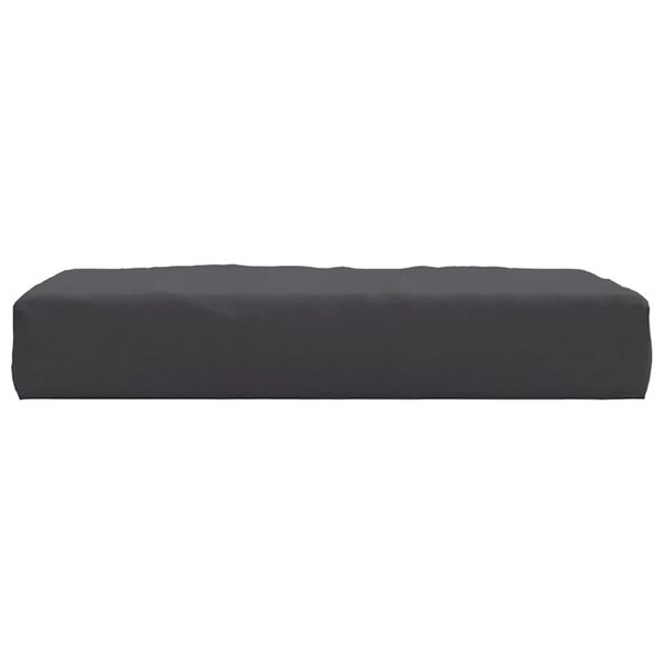 vidaXL Pallet Cushion Black Oxford fabric (100% polyester)
