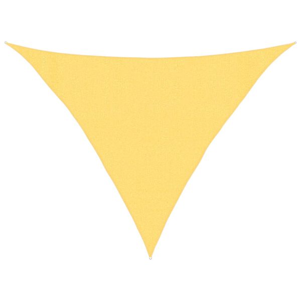 vidaXL Sunshade Sail 1.75 oz/ft&sup2; Beige 9.8x9.8x13.8' HDPE