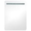 vidaXL Bathroom Cabinet White and Silver