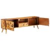 vidaXL TV Stand Solid Wood Acacia with Honey Finish 55.1"x11.8"x15.7"