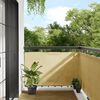 vidaXL Balcony Screen Sand 35.4x275.6" 100% Polyester Oxford