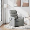 vidaXL Massage Recliner Chair Light Grey
