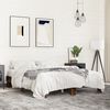 vidaXL Bed Frame Smoked Oak Engineered wood, metal King Size
