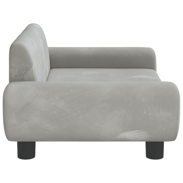 vidaXL Kids Sofa Light grey