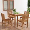 vidaXL Garden Dining Set Warm Brown Fine sanded teak hardwood Medium
