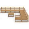 vidaXL Garden Lounge Set Honey Brown Solid Pine Wood Modular