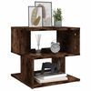 vidaXL Side Table Smoked Oak Engineered Wood 15.7 x 15.7 x 15.7 in