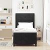 vidaXL Box Spring Bed with Headboard Black 31.5" x 78.7" Velvet