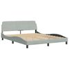 vidaXL Bed Frame Light Grey