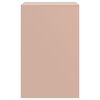 vidaXL Bedside Cabinet Set of 2 Pink Cold-rolled steel Bedside Cabinet