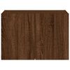 vidaXL TV Wall Cabinet Brown oak Engineered wood Medium TV Wall Cabinet