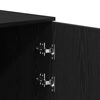vidaXL Storage Cabinet Black Engineered wood Compact Storage Cabinet