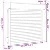 vidaXL Roller Shutter Aluminium 39.4x39.4" Anthracite
