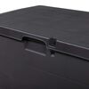 vidaXL Garden Storage Box Anthracite 30.51 x 21.46 x 20.87 in Plastic