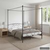 vidaXL Bed Frame Classic/Traditional Canopy Bed Frame Rectangular