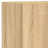 vidaXL TV Cabinet Set of 2 Sonoma oak Engineered wood, glass