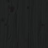vidaXL Garden Planter Black Solid pine wood Medium Durable