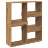 vidaXL Book Cabinet Artisian Oak Engineered Wood Medium Book Cabinet