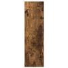 vidaXL Wall Shelf Smoked Oak Engineered Wood 29.5 x 6.3 x 21.7 in