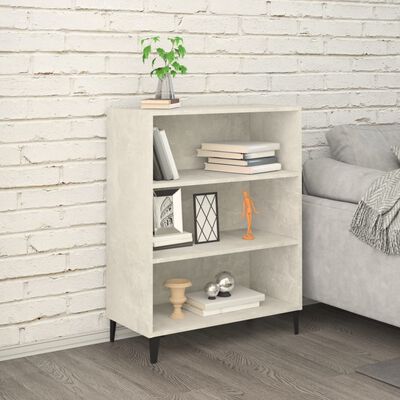 vidaXL Sideboard Concrete Gray 27.4"x12.8"x35.4" Engineered Wood