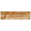 vidaXL Table Top 39.4"x11.8"x1" Rectangular Solid Wood Rough Mango