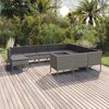 vidaXL Garden Lounge Set Grey