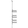 vidaXL 3-Tier Hanging Laundry Drying Rack Aluminum
