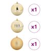 vidaXL Christmas Bauble Set XXL 3 pcs Gold Plastic