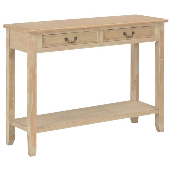 vidaXL Console Table 43.3"x13.7"x31.4" Wood