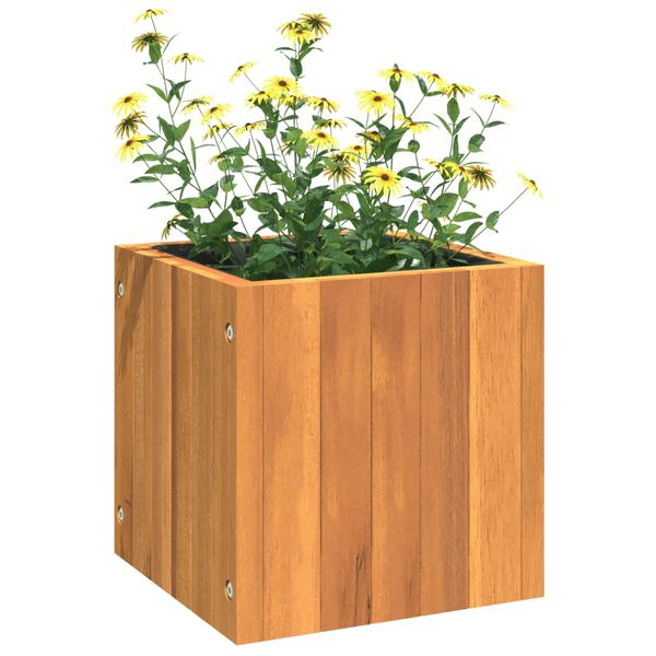 vidaXL Garden Planter Natural wood Solid Acacia wood Small Durable