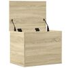 vidaXL Storage Box Sonoma Oak Engineered Wood Compact Storage Box