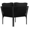 vidaXL Garden Lounge Set Black