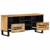 vidaXL TV Cabinet Natural wood Solid Rough Mango Wood Medium