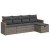 vidaXL Garden Sofa Set Grey