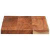 vidaXL Table Top 23.6"x15.7"x1" Rectangular Solid Wood Acacia