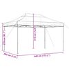 vidaXL Party Tent Foldable Party Tent Rectangular Modern Portable