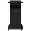 vidaXL Lectern Black Engineered Wood Medium Tiltable Lectern
