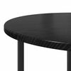vidaXL Side Table Set 2 pcs Black oak 19.7" x 19.7" x 19.7