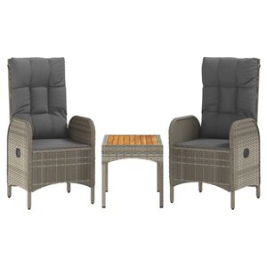 vidaXL Garden Lounge Set Grey