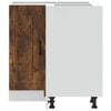 vidaXL Kitchen Corner Base Cabinet Smoked Oak Engineered Wood Standard