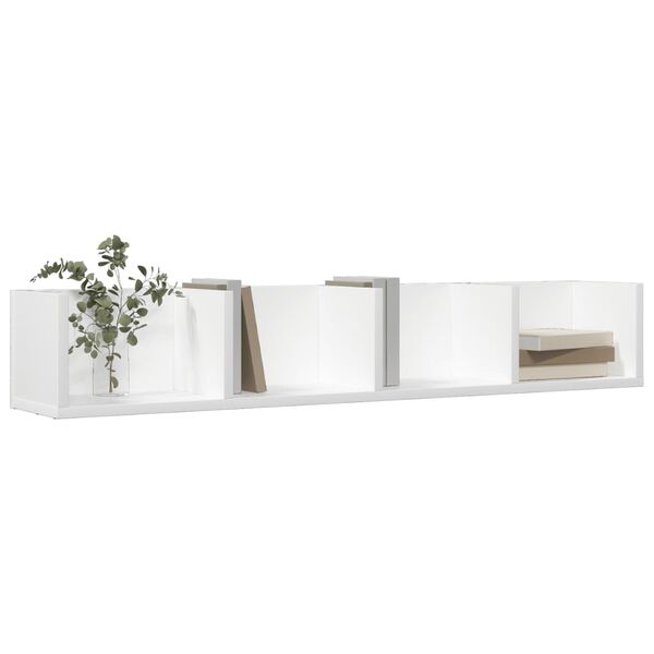 vidaXL Wall Cabinet White Engineered wood Standard Wall Cabinet