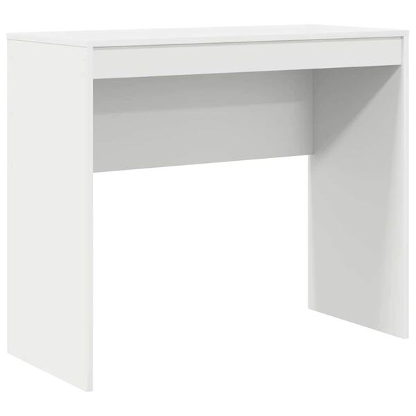 vidaXL Desk White 35.43 x 15.75 x 29.92 in