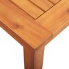 vidaXL Dining Table Natural Solid Acacia Wood 59.1 x 35.4 x 29.1 in
