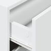 vidaXL Cabinet White Sideboard Rectangular Modern Stackable